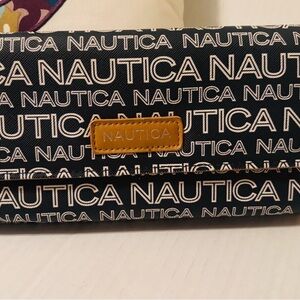 Nautica Navy and White Logo wallet